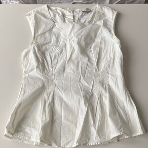 NWOT Emma & Gaia Linen Tank
